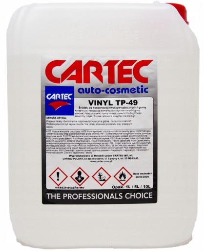 ŚRODEK DO KONSERWACJI TWORZYW CARTEC VINYL TP-49 5L