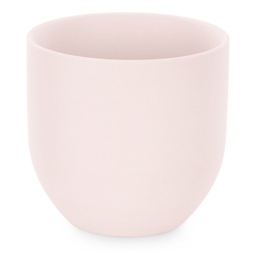 Jednokolorowa doniczka ceramiczna Pudrowy róż