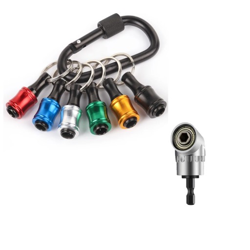 Aluminum alloy key chain post 6PC
