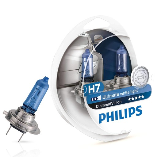 PHILIPS H7 DIAMOND VISION 5000k XENON EFFECT