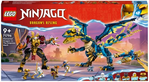 LEGO NINJAGO Smok żywiołu kontra mech cesarzowej