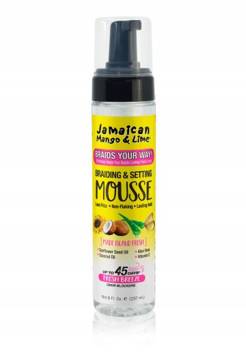 Jamaican Mango & Lime Braiding Setting Mousse pianka do loków 237ml