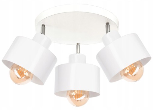 LAMPA SUFITOWA ŻYRANDOL LOFT 3 NOWOCZESNA LED