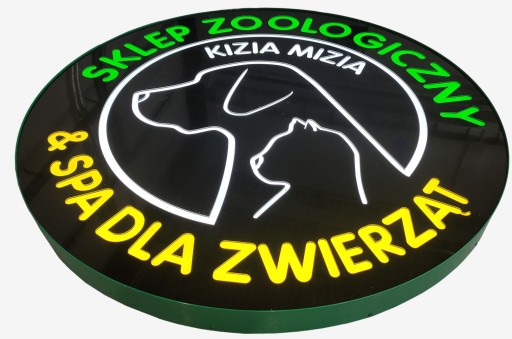 Okrągły kaseton reklamowy LED z taśmy ALU 80 cm