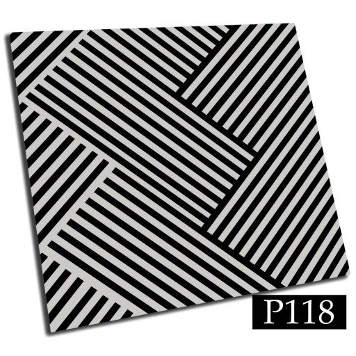 Samoprzylepne kafelki PCV25x25 Linie geometryczne