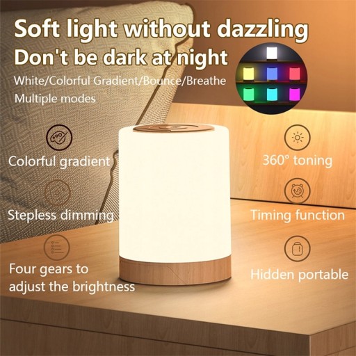 Nursery Led Night Light Bedside Touch Sensor