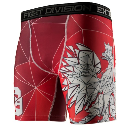 Spodenki Vale Tudo POLSKA red S EXTREME HOBBY
