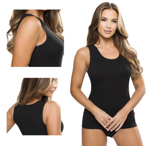 EMILI Koszulka Sara czarna plus 2XL