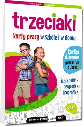 TRZECIAKI karty pracy w szkole i w domu klasa 3