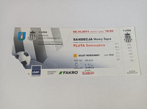 SANDECJA NOWY SĄCZ - FLOTA SWINOUJŚCIE 08-10-2011
