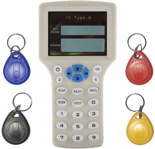 KOPIARKA PROGRAMATOR DUPLIKATOR RFID 4 BRELOKI