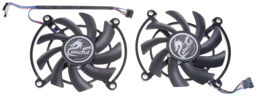 wentylatory 85mm Colorful GTX 2060 SUPER GTX1660 1660ti