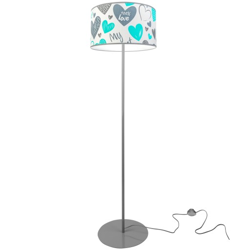 LAMPA STOJĄCA LOFT DZIECIĘCA ABAŻUR WZÓR LED