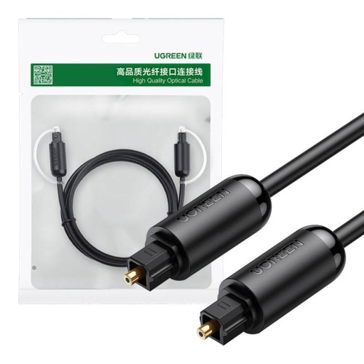 Kabel Optyczny Toslink Audio Pozłacany UGREEN 1.5m