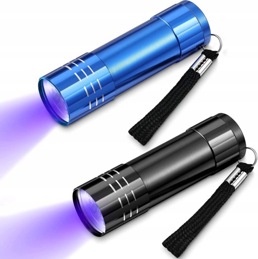 UV Torch 2pcs 9 LED Black Light Detector
