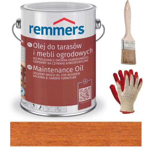 Remmers olej do tarasów, drewna 2,5L TEAK