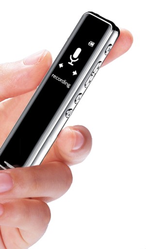 Dyktafon 32GB draVires wyświetlacz mały 20 godzin
