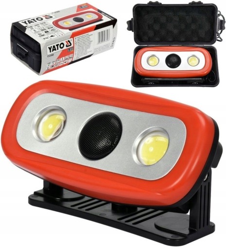 YATO REFLEKTOR GŁOŚNIK POWERBANK 2000lm BLUETOOTH