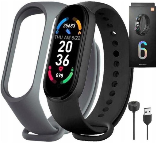 OPASKA SPORTOWA SMARTWATCH SMARTBAND M6 ZEGAREK