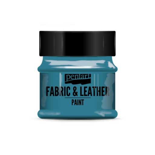 PENTART FARBA DO TKANIN I SKÓR 50ml TURKUS