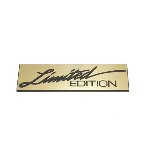 Emblemat LIMITED EDITION złota 140x40mm