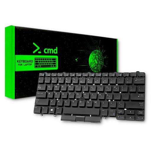 KLAWIATURA DO DELL LATITUDE 5491 5495 / LED + TRACKPOINT