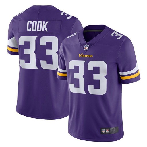 Koszulka do rugby Minnesota Vikings#33Dalvin Cook Jersey, S