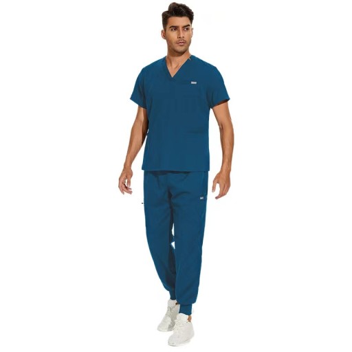 KOMPLET MEDYCZNY MĘSKI SCRUB UNIFORM RÓŻNE KOLORY, XS