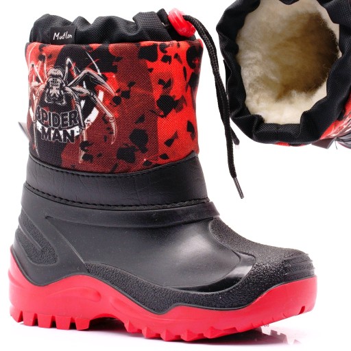 RENBUT MUFLON ŚNIEGOWCE BUTY ZIMOWE WEŁNA SPIDER 21/22