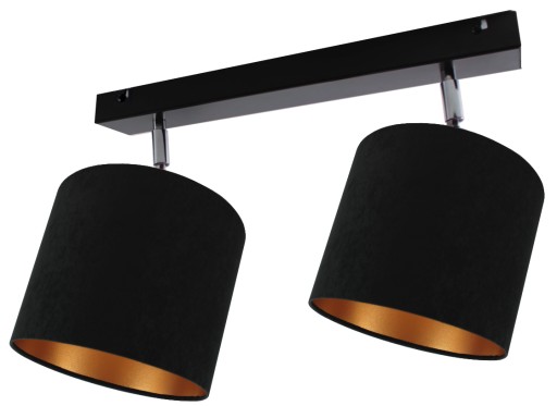 LAMPA WISZĄCA SUFITOWA ŻYRANDOL ABAŻUR WELUR LED