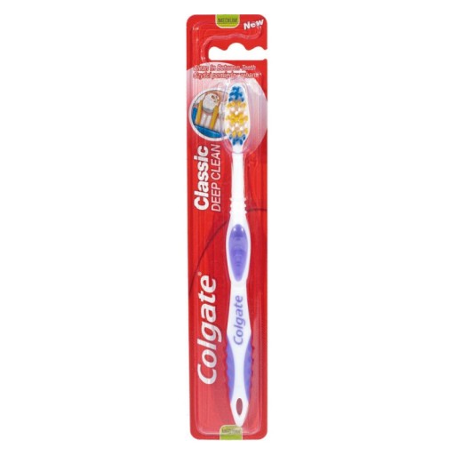 Colgate Classic Deep Clean szczoteczka do zębów średnia 1szt.