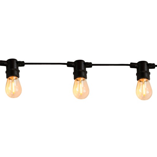 Girlanda Ogrodowa Zewnętrzna LED 2m 10xE27 6W IP44
