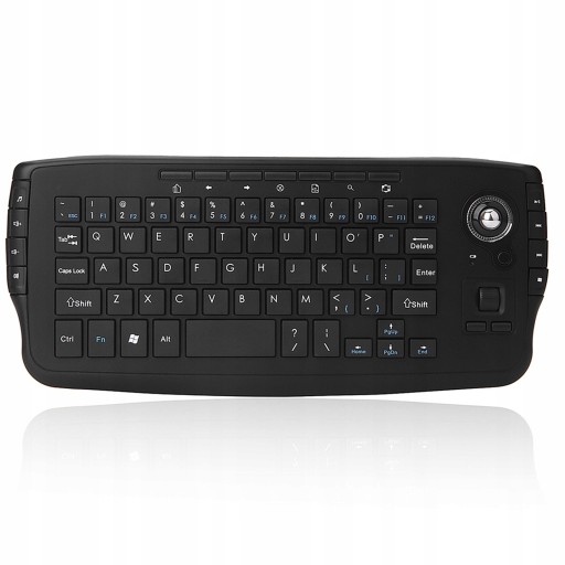 KLAWIATURA BEZPRZEWODOWA 2.4G Z MYSZKĄ TRACKBALL