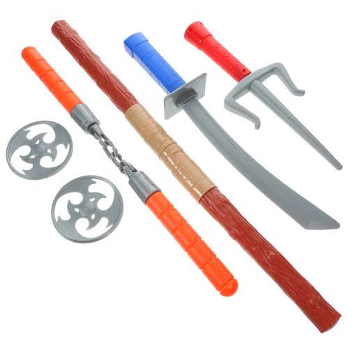 ZABAWKOWE MIECZE DO CIĘCIA DLA DZIECI KOSTIUM NINJA LWLL