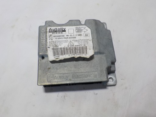 PEUGEOT 407 2006R. 2.0 HDI MODUŁ SENSOR AIRBAG 603602600