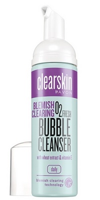 AVON CLEARSKIN Oczyszcza pianka przeciwtrądzikowa z kwasem salicylowym tlen
