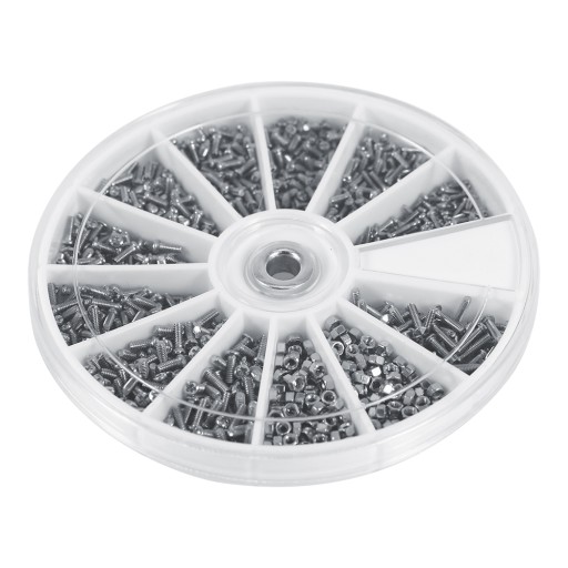 600 SZTUK MAŁA ŚRUBKA ŚRUBA WKRĘT M1/1.2/1.4/1.6