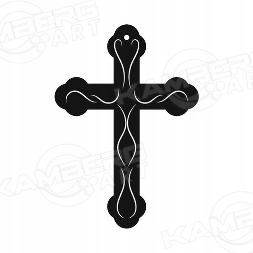 Krzyż na ścianę C 15 cm metalowy dewocjonalia