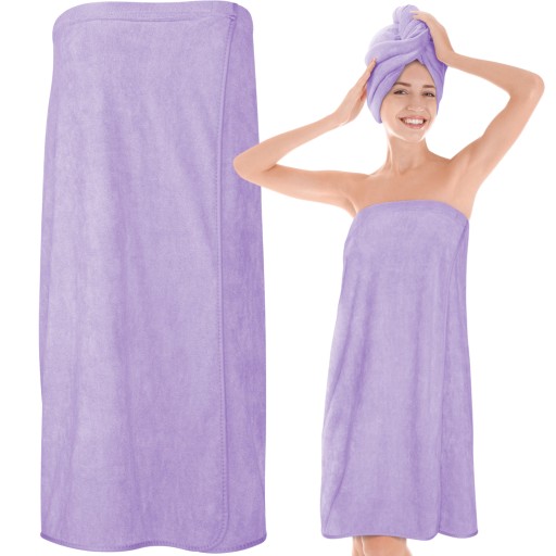 PAREO DO SAUNY NA PLAŻĘ RĘCZNIK KĄPIELOWY DLA KOBIET DAMSKI ACTIVE L/XL