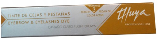 THUYA FARBKA DO BRWI I RZĘS HENNA JASNY BRĄZ LIGHT BROWN