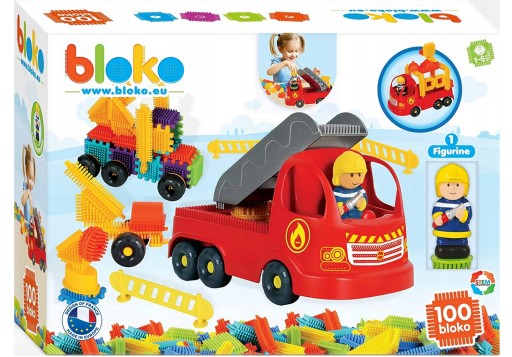 BLOKO KLOCKI KONSTRUKCYJNE STRAŻ POŻARNA 100 EL.