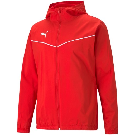 Kurtka męska puma teamrise all weather jacket czerwona 657396 01 L