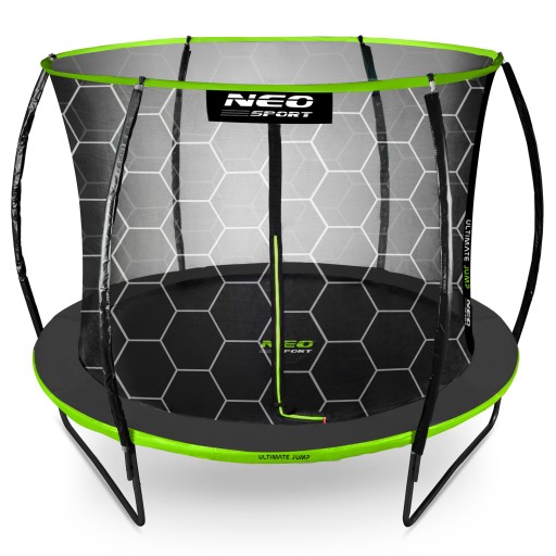TRAMPOLINA DLA DZIECI OGRODOWA DUŻA PROFILOWANA DOMOWA 10ft/312cm + SIATKA