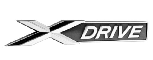 BMW XDRIVE METALOWY EMBLEMAT ZNACZEK CHROM