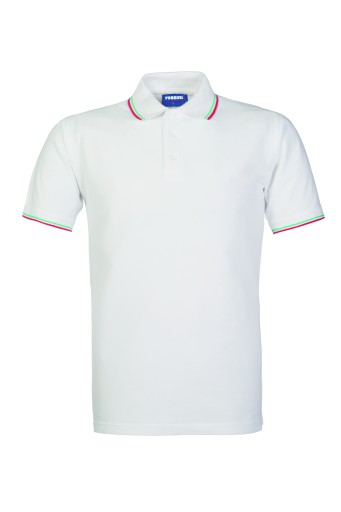 Koszulka ROSSINI męska POLO ITALIA biała r.M