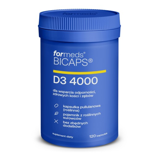 ForMeds Witamina D3 4000 FORTE D-3 z Lanoliny 120k