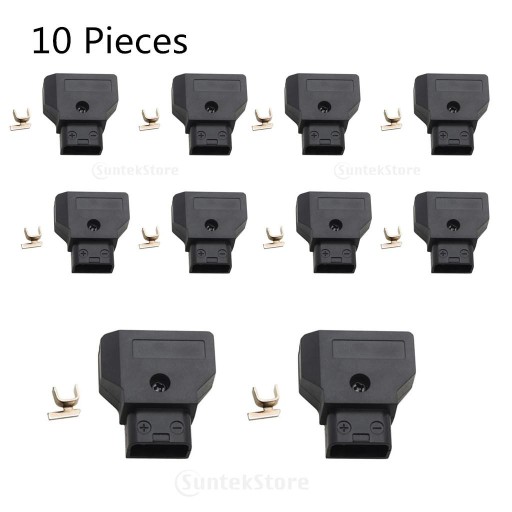 10 Mini męski wtyk D-Tap DIY Adapter do aparatu