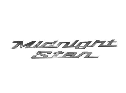Emblemat YAMAHA MIDNIGHT STAR srebrna 180x35mm