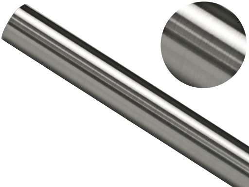 19 mm / 160 cm RURKA metal drążek karnisza STAL