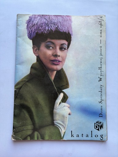 KATALOG DOMU SPRZEDAŻY WYSYŁKOWEJ 1963 MODA ZABAWK